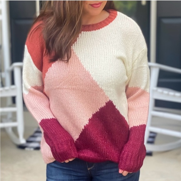 Staccato color block sweater small - Picture 5 of 5